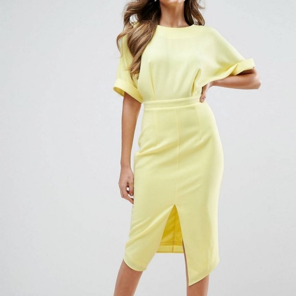 asos wiggle midi dress